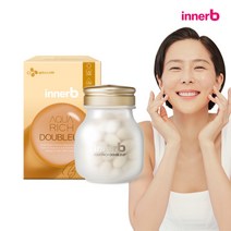 CJ 이너비 피부보습 아쿠아리치 더블업 히알루론산 1박스/1개월분