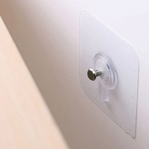 PG [4P] 세트 무타공 못없는 접착식 부착식 액자걸이 시계걸이 다용도 후크, 대 4P
