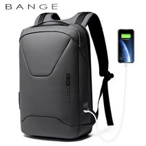 BANGE신제품 도난 방지 방수 노트북 백팩 156 인치 일상 작업 비즈니스 배낭 학교 남성용 mochila
