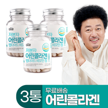 저분자 어린 콜라겐 펩타이드 비오틴 정 피쉬콜라겐 식약처 인증 윤택, 60정, 3개
