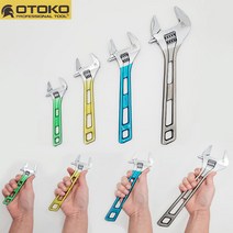 OTOKO 오토코 일반 롱 경량 몽키 스패너 6 8 10 12인치 고급형 멍키, 12인치 경량몽키
