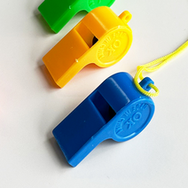 플라스틱 호루라기 색상랜덤