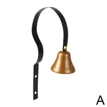 무선초인종 무선차임벨 무선 호출벨 1 pc 하드웨어 빈티지 전통적인 레트로 벽 홈 숍 마운트 빈티지 금속 u3h7, 검은색