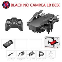 낚시 미끼 투척기 드론 미니 lf606 4k hd 카메라 접이식 쿼드콥터 원키 리턴, 검은색 카메라 없음 1ba