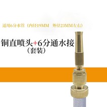 고압 수도관 호스 모든 구리 직접 스프레이 건 헤드 세차 및 원예 급수 부스터 헤드 수도꼭지-137552, 옵션05