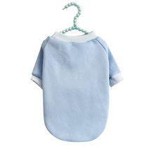 고양이 애완 동물 옷 바디 수트 단색 가을과 겨울 두껍고 패션 코트 새끼 개 조끼, [04] XL, [02] blue