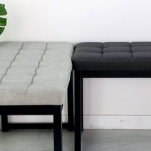 빅퍼스(주) EMBO 벤치의자 식탁의자 피아노의자 쿠션벤치 쿠션의자 인조가죽벤치 가죽의자 가죽벤치 페브릭벤치 인테리어의자, 엠보벤치 연그레이