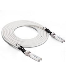 10Gtek SFP+ DAC 듀얼 코어 케이블은 Cisco SFP-H10GB-CU4M과 호환 Ubiquiti UniFi Fortinet 등 26AWG, White