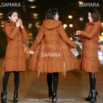 Qterra(특허브랜드) SAMARA 여성롱패딩 겨울롱패딩 벤치코트 패딩코트 빅사이즈