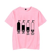 스쿠버티셔츠 스킨스쿠버 다이버 산업잠수 단체티 200 bar 하라주쿠 반팔 streetwear 탑스 오버사이즈 하트비트 남성