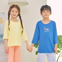 수아팜 여아 리틀버니 7부 내의 세트