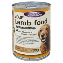베게브랜드 세븐데이즈 원형캔 양고기 400g, 단품, 단품