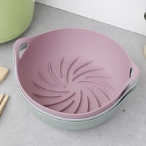 아율원트_실리콘 에어프라이어 용기 원형 전자레인지 볼 그릇 큰 에프 이기 용볼 렌지_RUwan+아율원