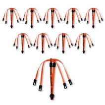 SAFELINE 안전모 턱끈 오렌지 [13개입], 13개