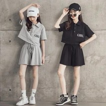 알럽베이비 주니어 반팔티+반바지 치마바지 상하 아이돌 스타일