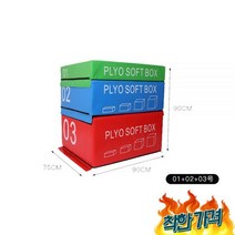 크로스핏점프 스텝 뜀틀 점프 훈련 합기도장, 소형 3단 세트