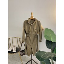 허니제이 / 액션 스트링 포켓 박시핏 롱 긴팔 야상 점퍼(4color)