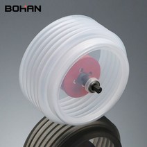 사용이편리한 구멍 오프너 먼지 커버 천장 목재 석고 보드 다운 램프 전기 해머 드릴 160mm 구멍 천공 애쉬 더스트, Transparent 125mm