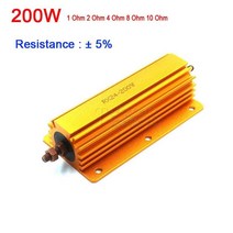 200W 와트 전력 금속 저항 1R 2R 4R 8R 1ohm/2ohm/ 4ohm / 8ohm 튜브 앰프 증폭기 테스트 더미로드, 03 2ohm
