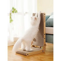 L자형 고양이 스크래쳐 쉬운 조립 장난감, 24.5X40X60 +공