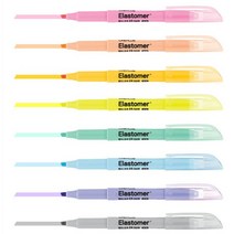 라인프러스 엘라스토머 탄력 형광펜 12개입, pink