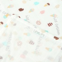 아이스크림 소프트 이중거즈 여름이불 S