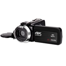 캠코더 4k 48mp 16x 줌 핸디캠 내장 필 라이트 터치 스크린 youbute 사진, af1, 128g SD 카드