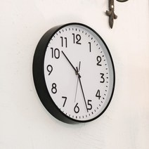 플라이토 입체 원형 아날로그 인테리어 벽시계 30cm, 로즈골드