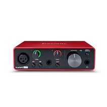 Focusrite- Scarlett Solo 3세대 USB 오디오인터페이스, 상호 작용, 솔로(1 마이크 프리)