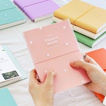 인디고 2023 오늘의 온도 위클리 다이어리 (날짜형 주간 B6 32절), [K3 07-005075] 코랄