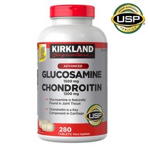 커클랜드 글루코사민 1500mg 콘드로이틴 1200mg 280정, 1개