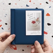 폴라로이드 포켓앨범 산모선물 육아일기 임신선물 초음파 diy앨범 포토북, 스카이 블루