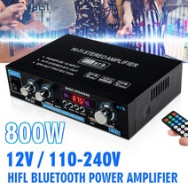 스피커앰프 AK35 380 800W 가정용 디지털 앰프 오디오 110-240V 저음 전력 bluetooth 증폭기 Hifi FM 자동 음악 서브 우퍼 스피커, 한개옵션0