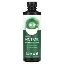 MCT오일 Nutiva 유기농 MCT 오일 473ml16fl oz, 16 액상 온스, 16 액상 온스, 2kg