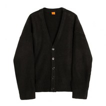 남자니트가디건 남성집업 겨울 남성 니트 스웨터 카디건 v 넥 긴 소매 두꺼운 가을 겨울 솔리드 컬러 버튼 옆을 터 놓은 부분 니트 코트 남성 의류