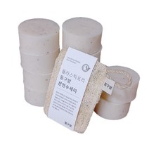 동구밭 올바른 설거지비누세트 100g x 10개입 천연 설거지바 + 천연수세미 1개, 10개