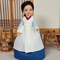 인형 한복 만들기 DIY 장금이 앞치마 패턴 옷 도안 패키지 파올라레이나 베이비돌 USD, 26cm USD