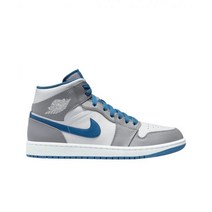 나이키 조던 정품 1 미드 시멘트 그레이 트루 블루 Jordan 1 Mid Cement Grey True Blue
