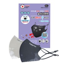 숨쉬기편한 VIP 양면구리 쿨 마스크 L 1개 쿨링원단 편발수 가공, 화이트 1개