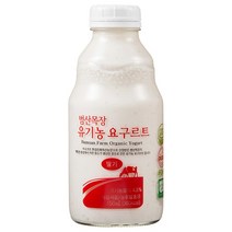 범산목장 유기가공식품인증 딸기요구르트, 1개, 450ml