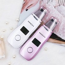 찐노마진몰 갈바닉 이온 초음파 고주파 진동 워터 필링기 마사지기 진동클렌저, 핑크, LCD초음파워터필링기