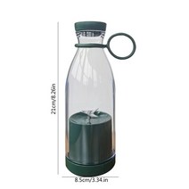 휴대용 믹서기 주스기 블렌더 [, 16.420ml Green