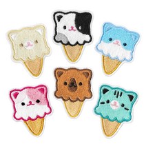 미호 고양이 아이스크림 열와펜 뱃지 브로치