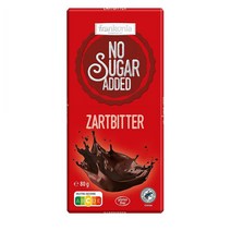 Frankonia Chocolat Zartbitter 프랑코니아 쇼콜라 노슈가 무설탕 다크 초콜릿 태블릿 바 80g 5팩