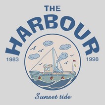 The Harbour 전사지 필름 용지 티셔츠 에코백 리폼 패치