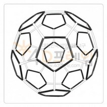 현모양처 포디랜드 4D프레임 깎은정이십면체 축구공 만들기 4DM-021