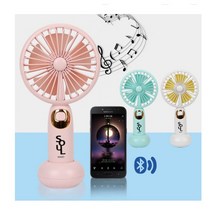 선풍기 핸디선풍기 2020 차량용 스탠드 여름가전 미니 new 휴대용 USB충전식 블루투스, 민트