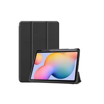 강화유리2장+후면쉴드 갤럭시탭S6 라이트 10.4 S펜수납 북커버 케이스 SM-P610 P610N P615 P615N Lite 케이스나라 삼성, 블랙+강화유리2장+후면쉴드