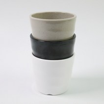 업소용 주방 식기 멜라민 물컵 3종, 멜라민 모던컵 검정