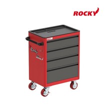 록키 RTP-119T4D 이동식공구함 서랍(150mm)3개+서랍(225mm)1개 툴픽업 670x450x950(mm), 1개
